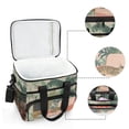 thumbnail image 6 of FORMRS Insulated Cooler Bag 24 Cans Capacity Soft Leakproof Lunch Box with Side Pockets, Pink and Green Cat, 6 of 7