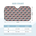 thumbnail image 3 of Bingfone Dachshund Dog Heart Car Windshield Sunshade,Sun Foldable Sun Shield Sun Visor for Car - Medium, 3 of 8