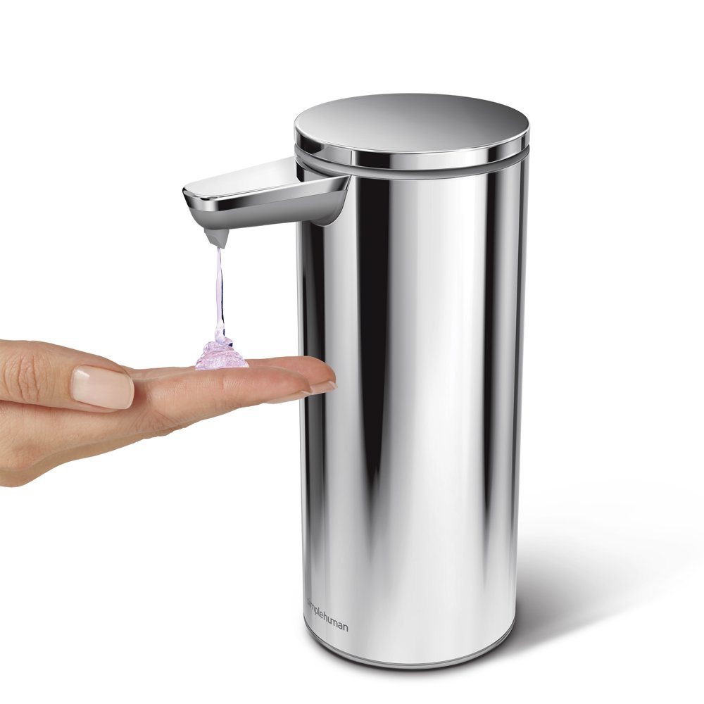simplehuman 9 oz. TouchFree Sensor Liquid Soap Pump Dispenser