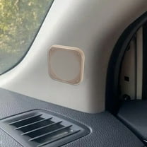 ADDHAT 1Pcs Beige Square Speaker Grill Cover for Car Audio Subwoofer 4 Inch