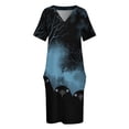 thumbnail image 4 of Vestido holgado con bolsillos para mujer ropa de verano, 4 of 7