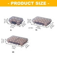 thumbnail image 5 of Durable PP Eggs Organizers Clear Design Easy Cleaning Kitchen Essential, 5 of 9
