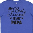 thumbnail image 4 of Inktastic My Best Friend is My Papa with Hearts Youth T-Shirt, 4 of 5