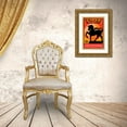 thumbnail image 3 of Phillumenart 17x24 Gold Ornate Wood Framed with Double Matting Museum Art Print Titled - Priya 50s Safety Matches, 3 of 4
