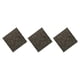 thumbnail image 5 of Kearding Alfombrilla de baño con diseño de guijarros, alfombra cuadrada antideslizante, ducha de baño, bañera, almohadilla de PVC, marrón negro 3piezas, 5 of 6