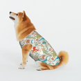 Tebeau Wild Sea Life Print Dog Shirts for Pet Clothes Soft Breathable