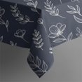 thumbnail image 5 of Pioneer Flower Floral Print Pattern Square Tablecloth, Waterproof Wipeable Spillproof Washable Table Cover for Home Kitchen Party Decor, 42"x42", 5 of 6