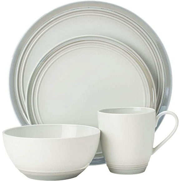 Mikasa Elura Gray 4-Piece Place Setting, Service For 1