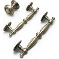 thumbnail image 5 of 2 Pack Champagne Bronze Cabinet Pulls,Antique Brass Cabinet Pulls,Bifold Door Knobs,Drawer Knobs Vintage, 5 of 5