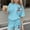Sky Blue, variant on Spazoro Toddler Girls 2PC Outfit Set, Casual Cherry Print Short Sleeve T-Shirt & Shorts Summer Clothes Set for Kids Sky Blue Size 4-5