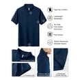 thumbnail image 4 of 33,000ft Men's Golf Polo Shirts Short Sleeve Dry Fit Casual Workout Sports Athletic Tennis Performance Collared T-Shirt, 4 of 7
