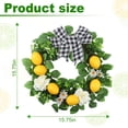 thumbnail image 6 of Summer Wreath for Front Door Spring Wreath Artificial Lemon Wreath for The Home Wall Décor Indoor Outdoor Design 2, 6 of 6