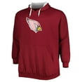 thumbnail image 2 of Men's Cardinal Arizona Cardinals Big & Tall Logo Pullover Hoodie, 2 of 3
