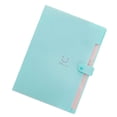 thumbnail image 4 of Carpeta de archivos de expandible de 5 bolsillos, organizador de tamaño A4 / carta para la escuela, negro, amarillo, azul, verde, morado, ros Soledad Carpeta de archivos desplegable A4, 4 of 6