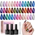 thumbnail image 1 of Set de esmaltes de uñas Beetles en gel para ojos de gato, 20 colores, con base y capa superior, 1 of 7