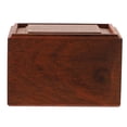 thumbnail image 1 of MasteelfCA 1Pc Incense Box Square Hollow Rosewood Practical Incense Burner (Dark Red), 1 of 7
