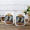 thumbnail image 3 of Happy Halloween French Bulldog Witch Pumpkins Bats Mug Dog Lover Gifts Coffee Tea Cup - 13012, 3 of 4