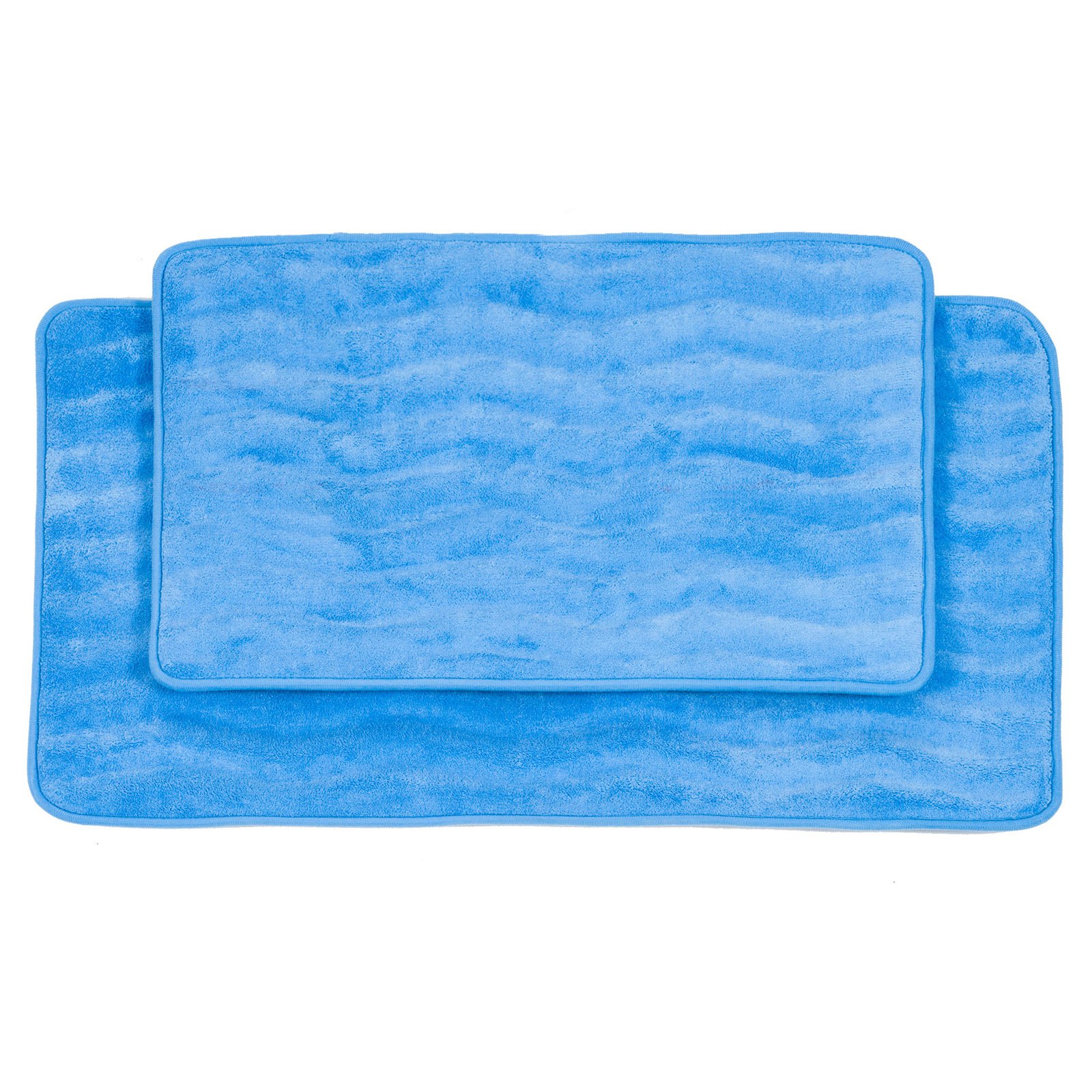 Lavish Home 2 Piece Memory Foam Bath Mat Set