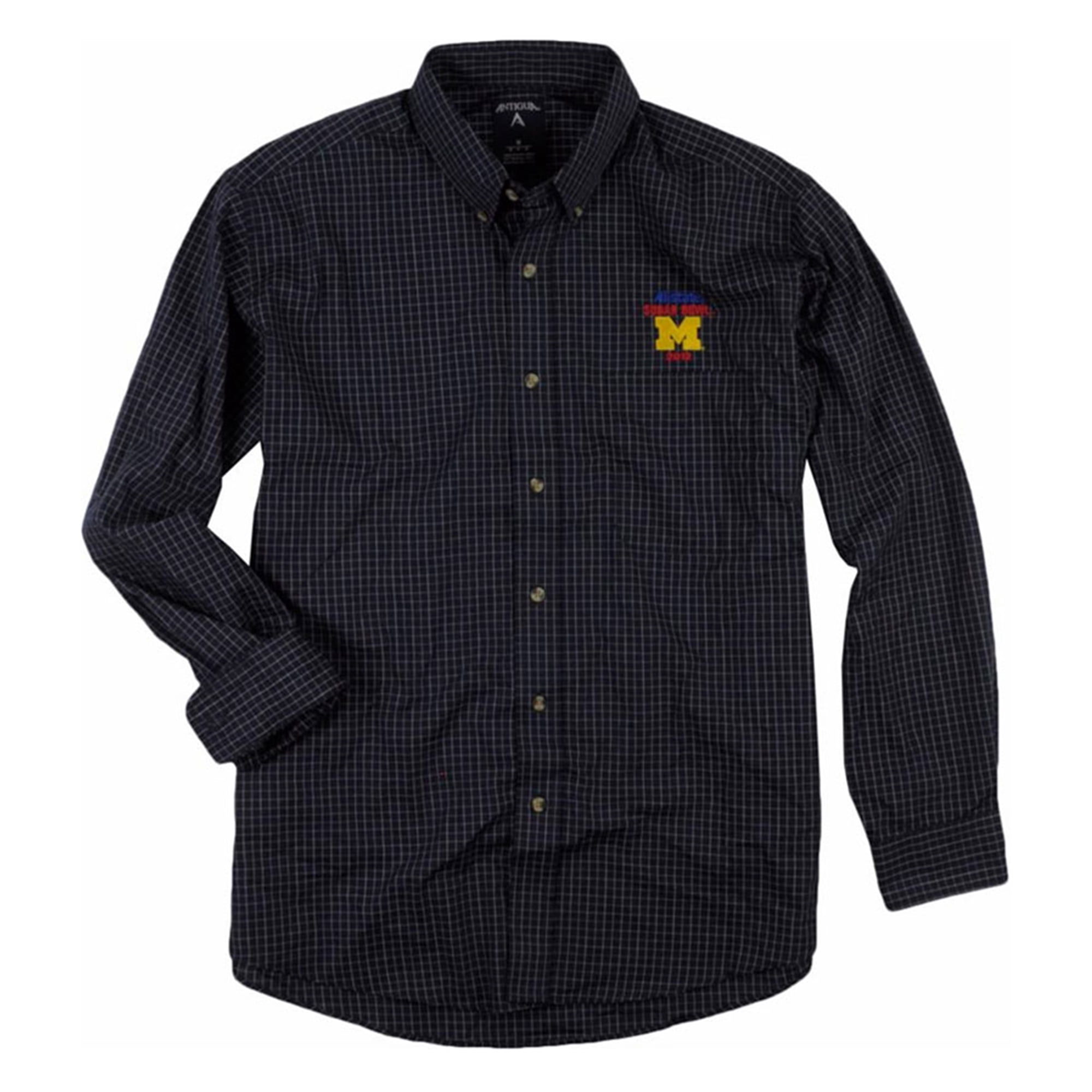 Antigua Mens Esteem Button Up Shirt 