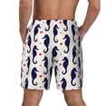 thumbnail image 2 of Rocae Seahorses and Hearts for Men's Swim Trunks Quick Dry With Two Side Pockets and One Lined Patch PocketX-Large, 2 of 9