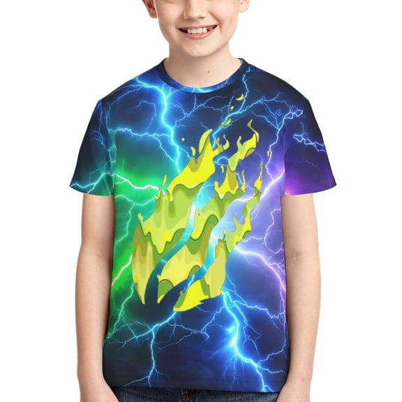 Prestonplayz Boys Girls T Shirt Kids Short Sleeve Crewneck 3d Printed Graphic Shirts For Kids Youth X-Small