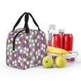 thumbnail image 4 of Yiaed Rose Flowers Print Insulated Lunch Bag Reusable Cute Tote Lunch Box, Leakproof Cooler Lunch Bags for Work Office Travel School Picnic, 4 of 5