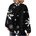 thumbnail image 6 of WXLWZYWL Womens Ugly Christmas Sweater Funny Sweatshirts Holiday 3D Print Trendy Cute Long Sleeve Pullover 2024 Loose Christmas Sweaters Pullover, 6 of 6