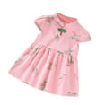 thumbnail image 2 of Wavsuf Girls Dresses Summer Vintage Pink Dresses Size 4Y, 2 of 3