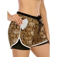 thumbnail image 4 of Women's 2 in 1 Running Shorts Workout Athletic Gym Yoga Shorts with Pockets, 4 of 8