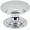 Polished Chrome, variant on Designperfect Dpa-R18k Classic 1-1/4" Large Foot Mushroom Cabinet Knob / Drawer Knob -