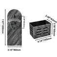thumbnail image 4 of HAIICEN Magnetic Bottle Opener and Cap Catcher Wall Mounted Aged Silver for Fridge, 4 of 4