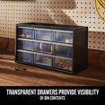 thumbnail image 3 of CRAFTSMAN Système de Bacs de Rangement, 9 Compartiments, Plastique (CMST40709), 3 of 8