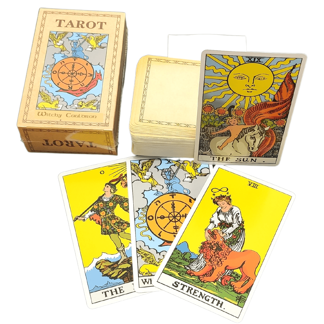 ORIGINAL TAROT 78 CARDS DECK ALTERNATIVE TO RIDER WAITE RWS FOR BEGINNERS  NEW!!! - Walmart.com
