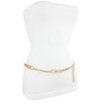 thumbnail image 3 of Women Gold Metal Thick Chain Chunky Links Skinny Waistband Belt XS-M, 3 of 10