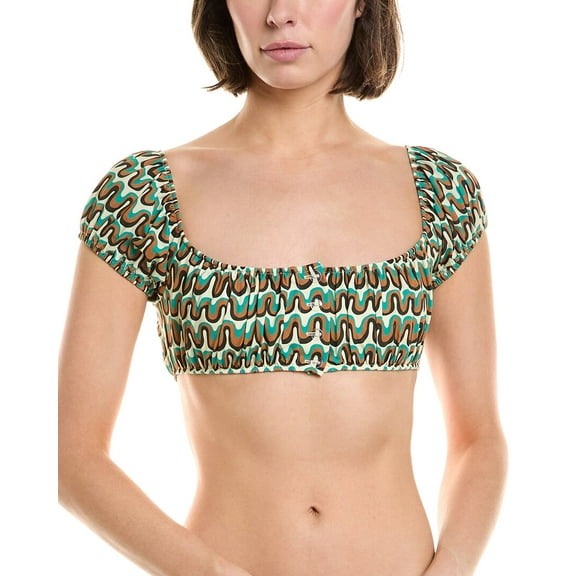 Montce womens Bandita Bikini Top, s, Green