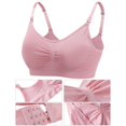 thumbnail image 5 of Women's Sleeping Nursing Maternity Bra Push up Wirefree Breastfeeding Bra 4 Pack, 5 of 5