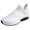 White, variant on Commforr Shoes for Women Sneakers, Women's Fashion Sneakers, Womens Walking Shoes Mesh Casual Fashion Slip On Lightweight Breathable Sock Shoes Non-Slip Workout Hiking Sneakers, Pink, 10