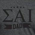 thumbnail image 3 of CafePress - Sigma Alpha Iota Dad Greek Letters T Shirt - Mens Tri-blend T-Shirt, 3 of 4