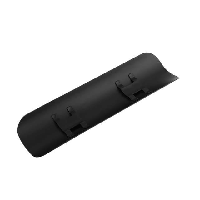Tubo de escape Universal para motocicleta, protector térmico, silenciador, cubierta recta, color negro