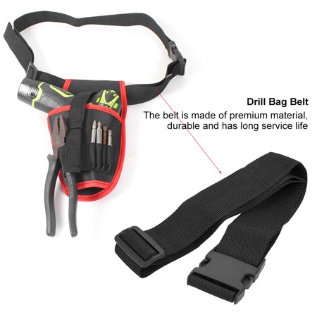 

Ymiko Drill Bags Belt Portable Tool Bag Ergonomic Large Capacity For Working