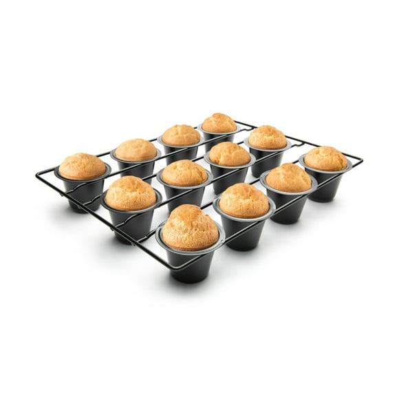 Fox Run Popover and Yorkshire Pudding Pan, Mini 12 Cup, Non-Stick