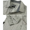 thumbnail image 6 of ZIMEGO Men's Stretch Flex Slim Color Washed Vintage Rugged Fashion Button Shirts, 6 of 7
