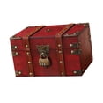 thumbnail image 5 of yotijay Jewelry Storage Box Treasure Chest Box for Earrings Bracelets Pendant Charms Red, 5 of 9