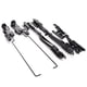 thumbnail image 3 of Ensamblaje de riel de techo solar kit de reparación de ensamblaje de riel de techo solar Práctico de alta confiabilidad con 8 piezas para techo solar de automóvil para la ANGGREK Otros, 3 of 8