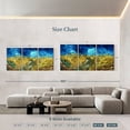 thumbnail image 4 of Elephant Stock Wheatfield With Crows 1890 Wall Art - Horizontal Multi Panel Canvas - Living Room Wall Decor - Abstract Multi Panel - Yellow And Blue Decor By Vincent Van Gogh - 92" x 45", 4 of 8