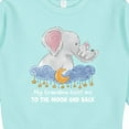 thumbnail image 3 of Inktastic My Grandma Loves Me to the Moon and Back Elephant Family Toddler Sweatshirt, 3 of 4