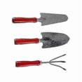 thumbnail image 3 of 3-Piece Gardening Tool Set - Stainless Steel Trowel, Rake & Fork with Comfort Grip, Ideal for Potted Plants, Indoor/Outdoor Use, 3 of 6