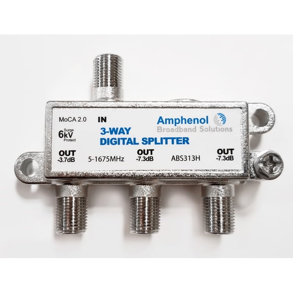 Divisor digital Amphenol 3 vías MoCA 2.0 ABS313H