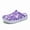 Purple, variant on Women Ladies Lightweight Slip On Rubber Water Garden Outdoor Clogs Sandals