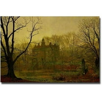 Trademark Fine Art "In the Cloaming 1878" Canvas Wall Art by John Atkinson Grimshaw